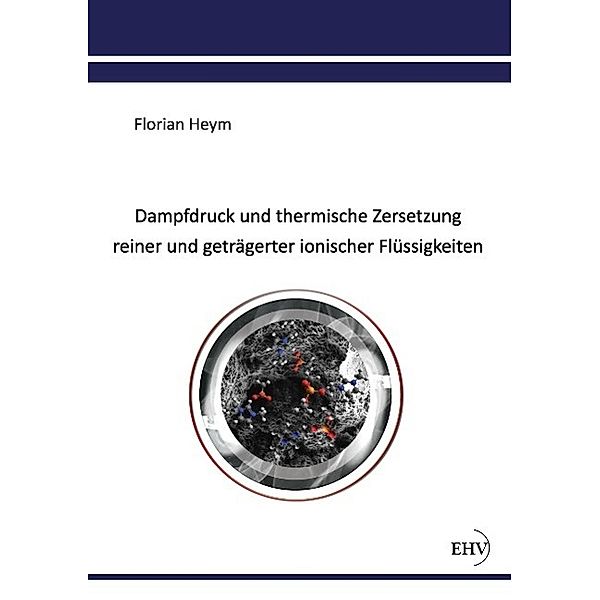 Dampfdruck und thermische Zersetzung reiner und geträgerter ionischer Flüssigkeiten, Florian Heym