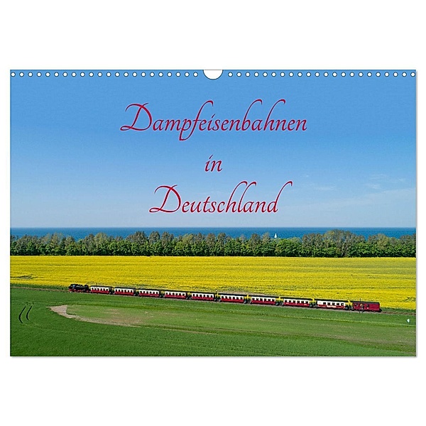 Dampfeisenbahnen in Deutschland (Wandkalender 2025 DIN A3 quer), CALVENDO Monatskalender, Calvendo, Siegfried Kuttig