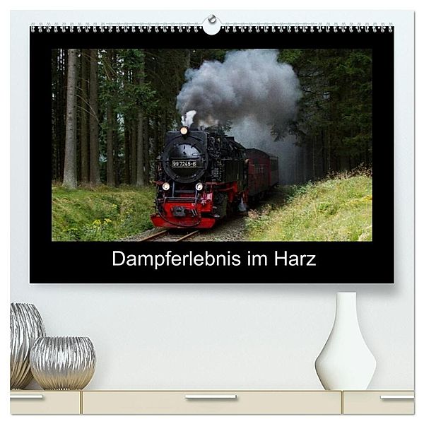 Dampferlebnis im Harz (hochwertiger Premium Wandkalender 2024 DIN A2 quer), Kunstdruck in Hochglanz, Marion Maurer