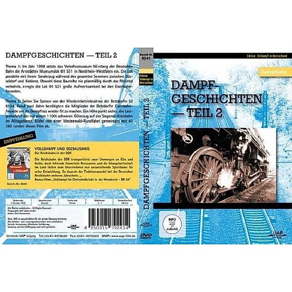 Dampfgeschichten.Tl.2,DVD