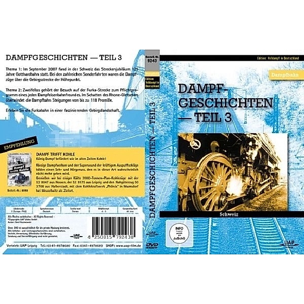 Dampfgeschichten.Tl.3,DVD