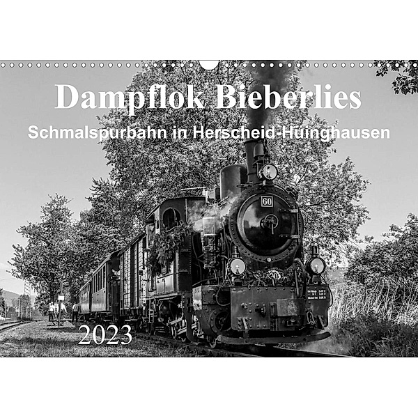Dampflok Bieberlies in Herscheid-Hüinghausen (Wandkalender 2023 DIN A3 quer), Simone Rein