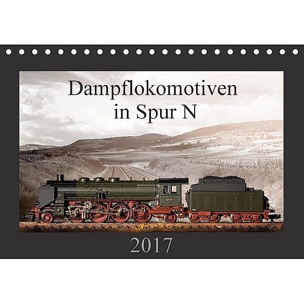 Dampflokomotiven in Spur N (Tischkalender 2017 DIN A5 quer), Christian Ritter, Christian Ritter Fotografie