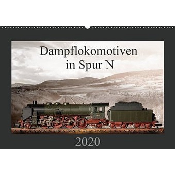 Dampflokomotiven in Spur N (Wandkalender 2020 DIN A2 quer), Christian Ritter Fotografie