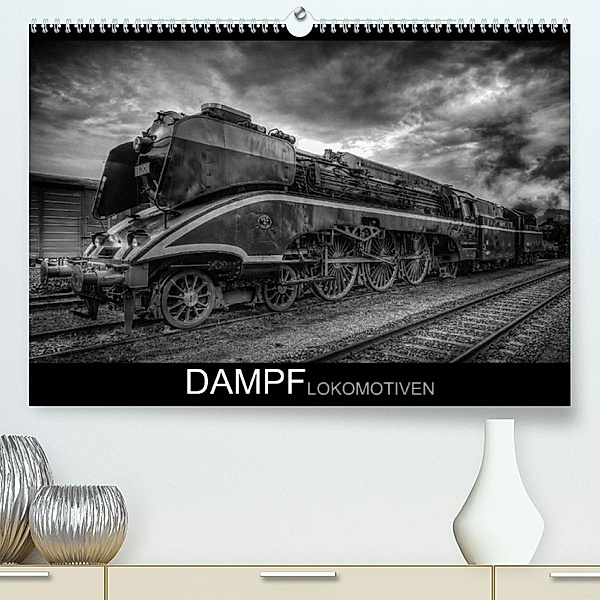 Dampflokomotiven (Premium, hochwertiger DIN A2 Wandkalender 2023, Kunstdruck in Hochglanz), Dirk Jonas