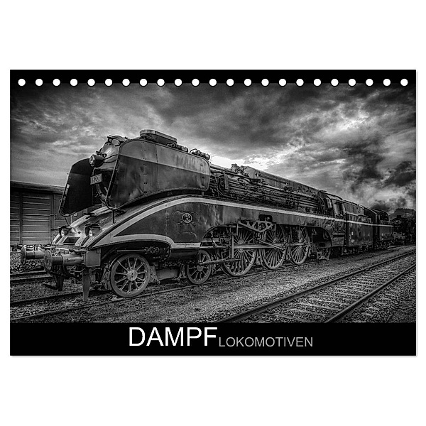 Dampflokomotiven (Tischkalender 2024 DIN A5 quer), CALVENDO Monatskalender, Dirk Jonas