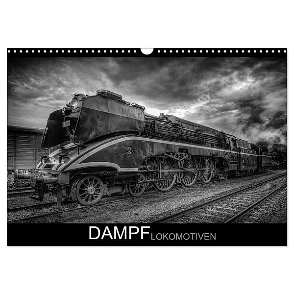 Dampflokomotiven (Wandkalender 2024 DIN A3 quer), CALVENDO Monatskalender, Dirk Jonas