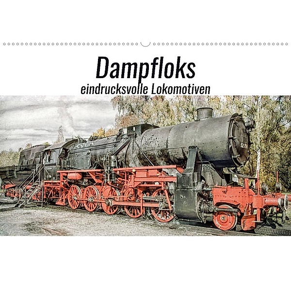 Dampfloks - eindrucksvolle Lokomotiven (Wandkalender 2023 DIN A2 quer), Liselotte Brunner-Klaus