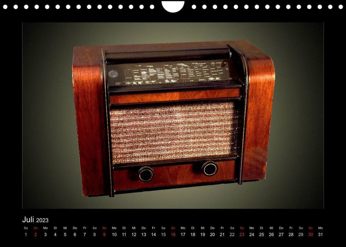 Dampfradios - Antike Radios mit Patina Wandkalender 2023 DIN A4 quer -  Kalender bestellen