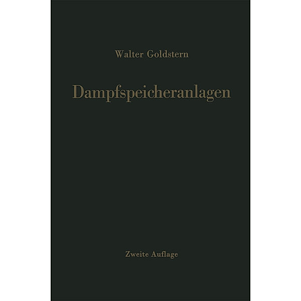 Dampfspeicheranlagen, Walter Goldstern