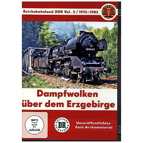 Dampfwolken über dem Erzgebirge - Reichsbahnland DDR.Vol.3,1 DVD