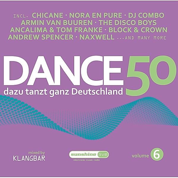 Dance 50 Vol.6, Diverse Interpreten