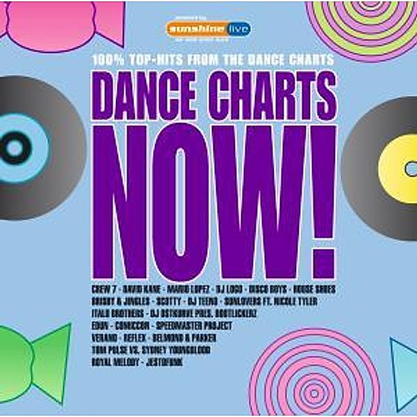 Dance Charts Now!, Diverse Interpreten