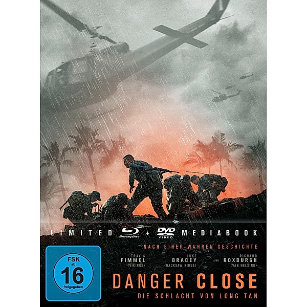 Danger Close - Die Schlacht von Long Tan Limited Mediabook, Travis Fimmel, Nicholas Hamilton, Richard Roxburgh
