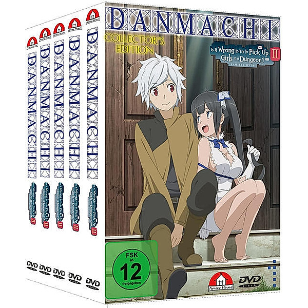 DanMachi - Is It Wrong to Try to Pick Up Girls in a Dungeon? - Staffel 2 - Gesamtausgabe - Bundle - Vol.1-4 inkl. OVA
