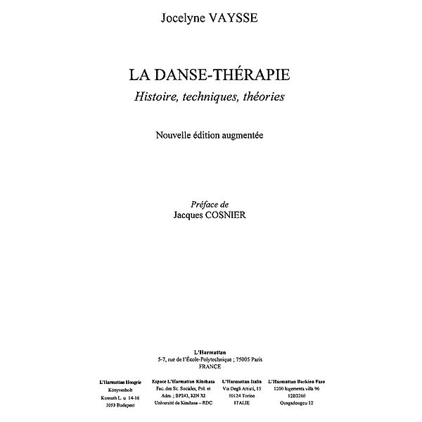 Danse-therapie / Hors-collection, Vaysse Jocelyne