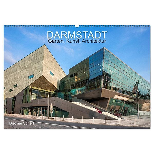 Darmstadt - Gärten, Kunst, Architektur (Wandkalender 2024 DIN A2 quer), CALVENDO Monatskalender, Dietmar Scherf