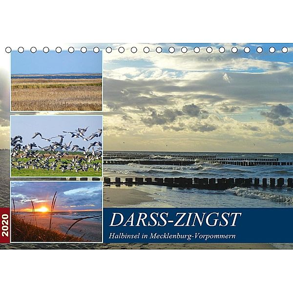 DARSS-ZINGST Halbinsel in Mecklenburg Vorpommern (Tischkalender 2020 DIN A5 quer), Claudia Schimmack