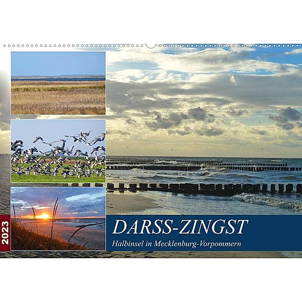 DARSS-ZINGST Halbinsel in Mecklenburg Vorpommern (Wandkalender 2023 DIN A2 quer), Claudia Schimmack
