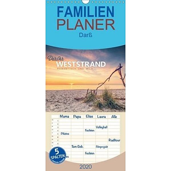 Darßer Weststrand - Familienplaner hoch (Wandkalender 2020 , 21 cm x 45 cm, hoch), Dirk Wiemer