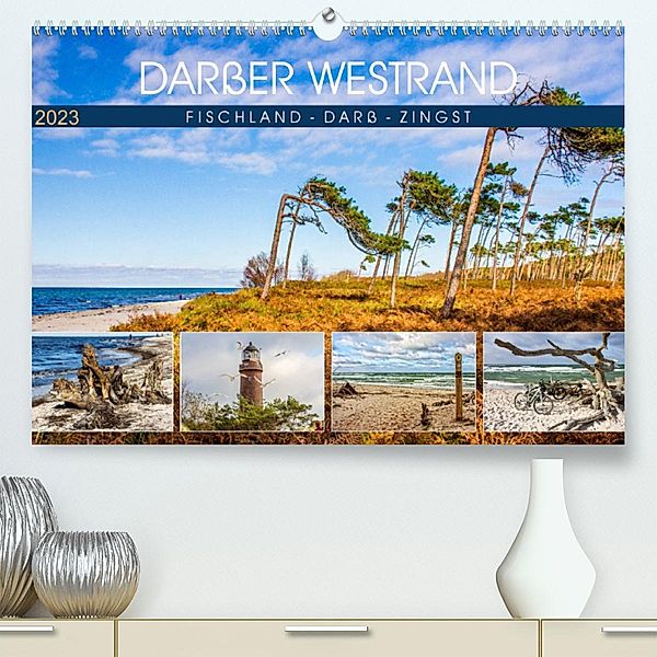 Darßer Weststrand - Fischland Darß Zingst (Premium, hochwertiger DIN A2 Wandkalender 2023, Kunstdruck in Hochglanz), Holger Felix