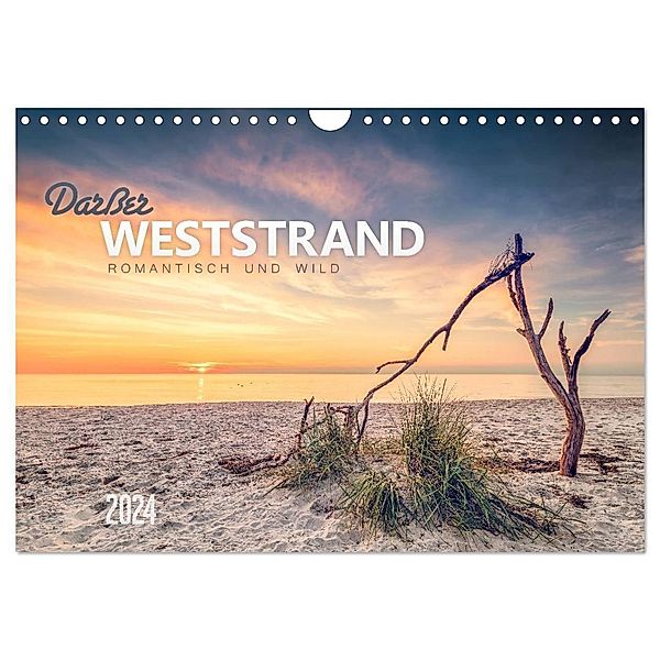 Darßer Weststrand (Wandkalender 2024 DIN A4 quer), CALVENDO Monatskalender, Dirk Wiemer