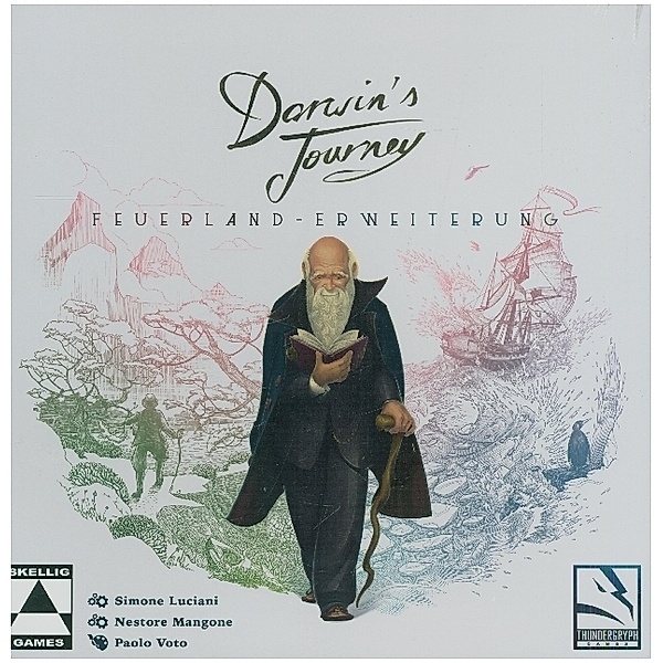 Spiel direkt, Skellig Games Darwin's Journey - Feuerland  (Spiel-Zubehör), Simone Luciani, Nestore Mangone
