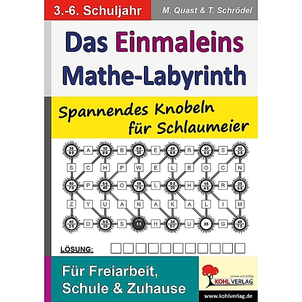 Das 1x1-Mathe-Labyrinth, Moritz Quast, Tim Schrödel