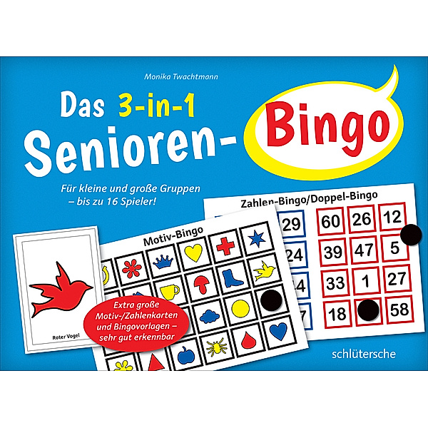 Schlütersche Das 3-in-1 Senioren-Bingo (Spiel), Monika Twachtmann