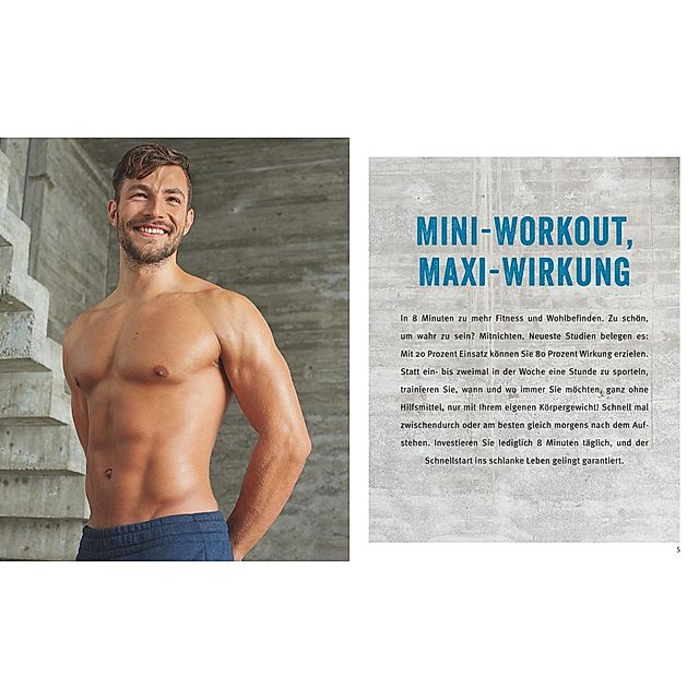 Das 8-Minuten-Muskel-Workout ohne Geräte, m. DVD Buch versandkostenfrei