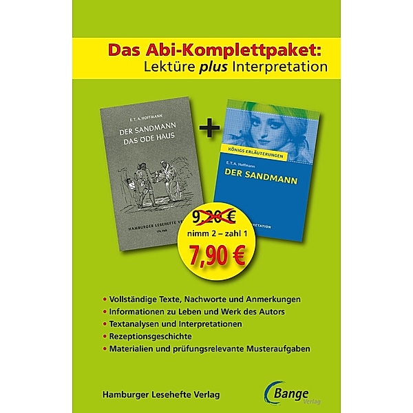 Das Abi-Komplettpaket. Lektüre plus Interpretation - Der Sandmann, E. T. A. Hoffmann