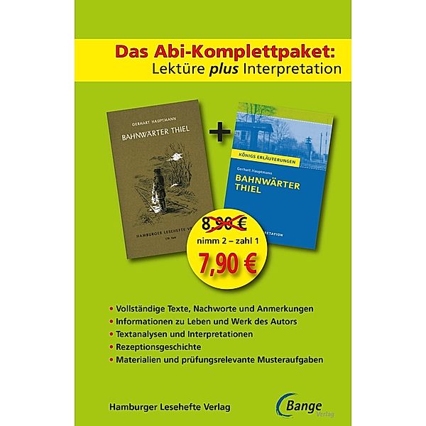 Das Abi-Komplettpaket. Lektüre plus Interpretation - Bahnwärter Thiel, Gerhart Hauptmann