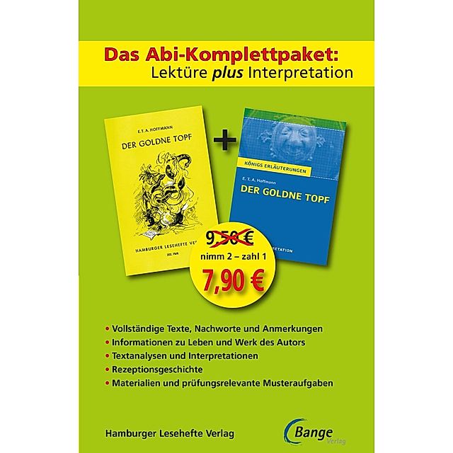 Das Abi-Komplettpaket. Lektüre plus Interpretation - Der goldne Topf |  Weltbild.at