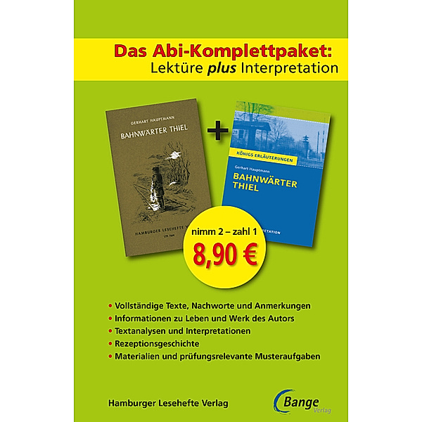 Das Abi-Komplettpaket. Lektüre plus Interpretation - Bahnwärter Thiel, Gerhart Hauptmann