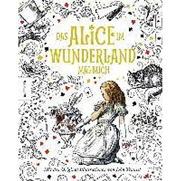 Das Alice im Wunderland Malbuch, Lewis Carroll