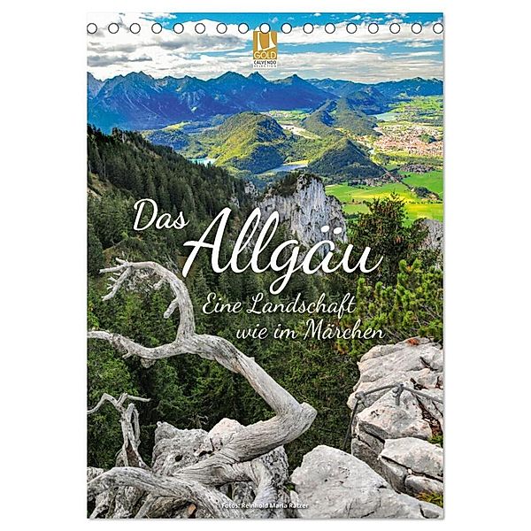 Das Allgäu - eine Landschaft wie im Märchen (Tischkalender 2024 DIN A5 hoch), CALVENDO Monatskalender, Reinhold Ratzer