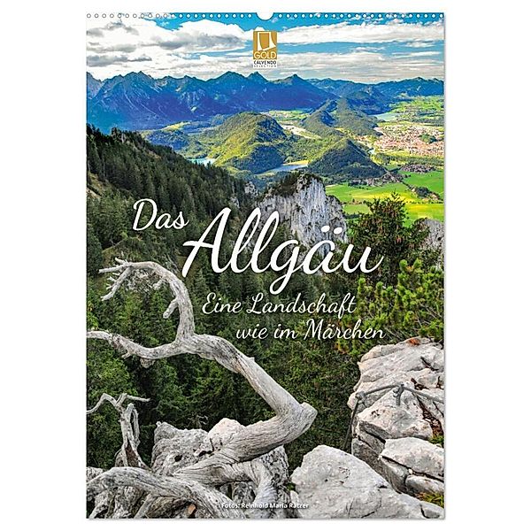 Das Allgäu - eine Landschaft wie im Märchen (Wandkalender 2025 DIN A2 hoch), CALVENDO Monatskalender, Calvendo, Reinhold Ratzer