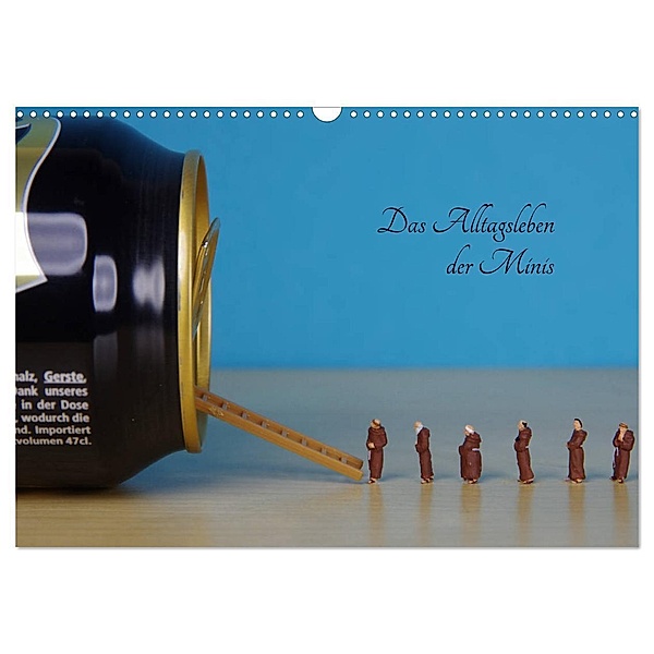 Das Alltagsleben der Minis (Wandkalender 2024 DIN A3 quer), CALVENDO Monatskalender, Ulrike Schopp