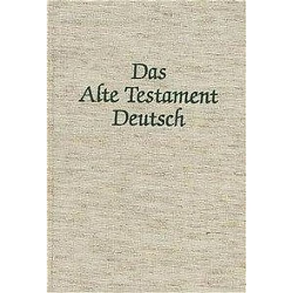 Das Alte Testament Deutsch (ATD): Tlbd.22/1 Das Buch Hesekiel (Ezechiel)