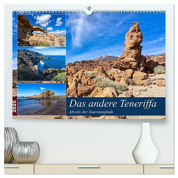 Das andere Teneriffa (hochwertiger Premium Wandkalender 2025 DIN A2 quer), Kunstdruck in Hochglanz, Calvendo, Angelika Stern