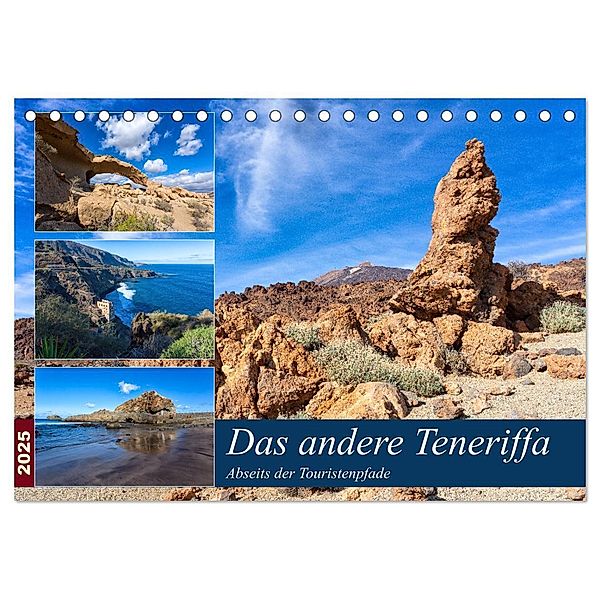 Das andere Teneriffa (Tischkalender 2025 DIN A5 quer), CALVENDO Monatskalender, Calvendo, Angelika Stern