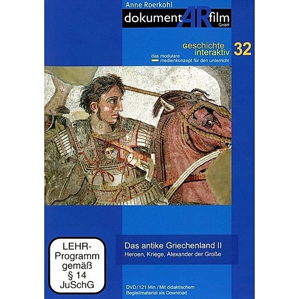 Das antike Griechenland II - Heroen, Kriege, Alexander der Grosse,DVD