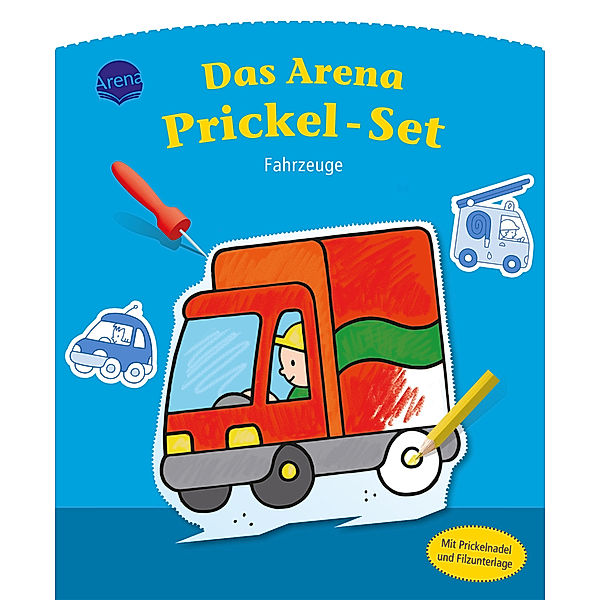 Das Arena Prickel-Set. Fahrzeuge, Anita Engelen