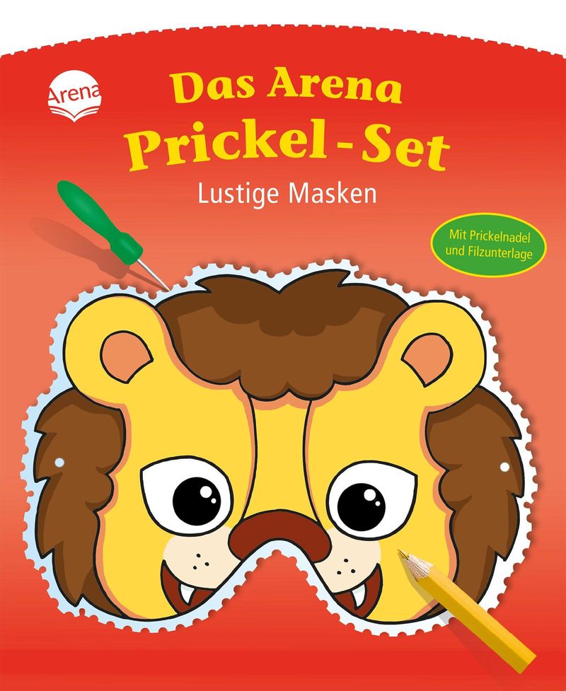 Das Arena Prickel-Set - Lustige Masken kaufen | tausendkind.at
