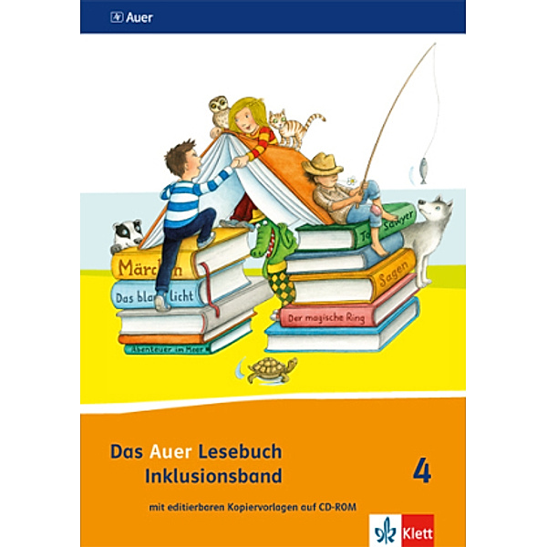 Das Auer Lesebuch, Ausgabe Bayern (2014): 1 Das Auer Lesebuch 4. Ausgabe Bayern, m. 1 CD-ROM
