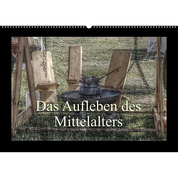 Das Aufleben des Mittelalters (Wandkalender 2023 DIN A2 quer), Angelika Kimmig