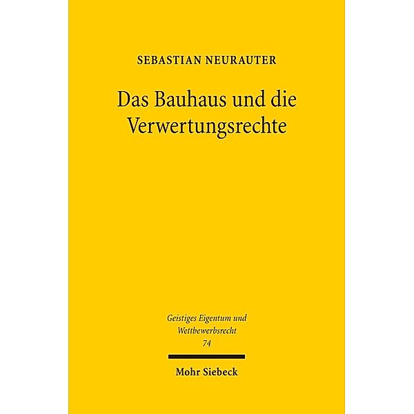 Das Bauhaus und die Verwertungsrechte, Sebastian Neurauter