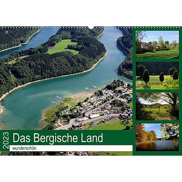 Das Bergische Land - wunderschön (Wandkalender 2023 DIN A2 quer), Helmut Harhaus