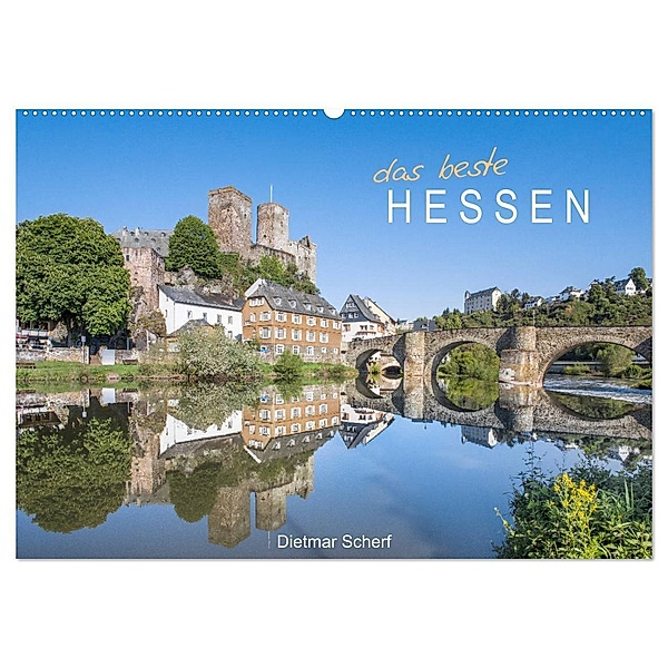 Das beste Hessen (Wandkalender 2024 DIN A2 quer), CALVENDO Monatskalender, Dietmar Scherf