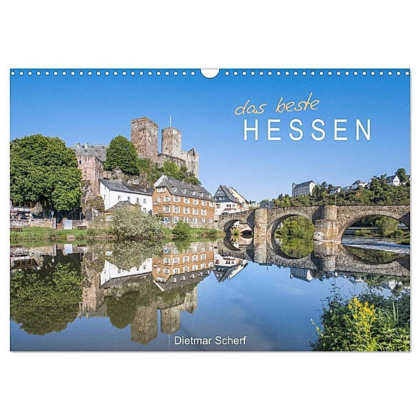 Das beste Hessen (Wandkalender 2024 DIN A3 quer), CALVENDO Monatskalender, Dietmar Scherf